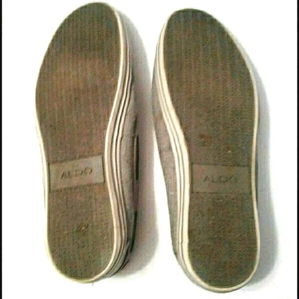 Aldo Tancredo Light Gray Preppy Everyday Boardwalk Boat Shoes 11